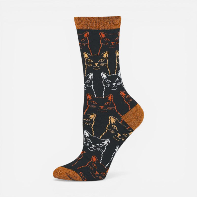 Bamboo Sketchy Cats Black