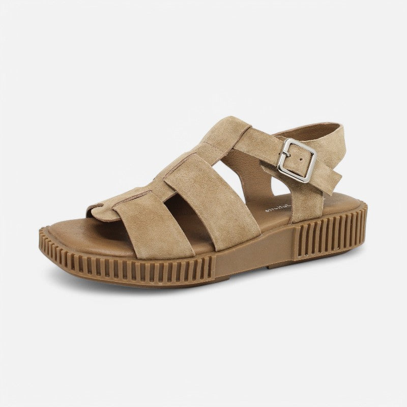 Itala Light Chocolate Suede