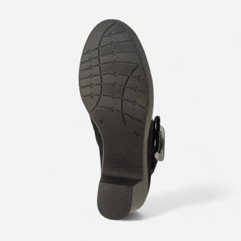 2494 Buckle Boot Black Comb