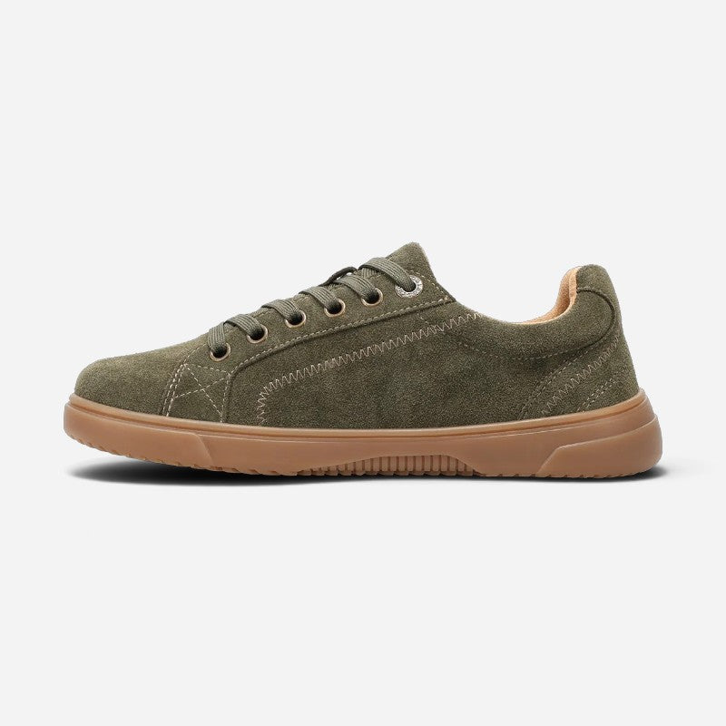 champ moss green suede