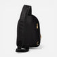 Waverly Woven Sling Black Woven Twill
