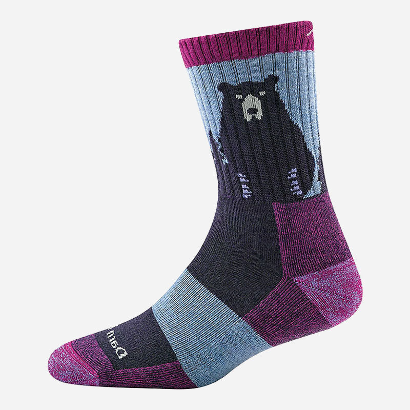 Bear Town Micro Crew With Light Cushion Burgundy