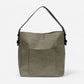 Classic Hobo Handbag Metallic Platinum/Black