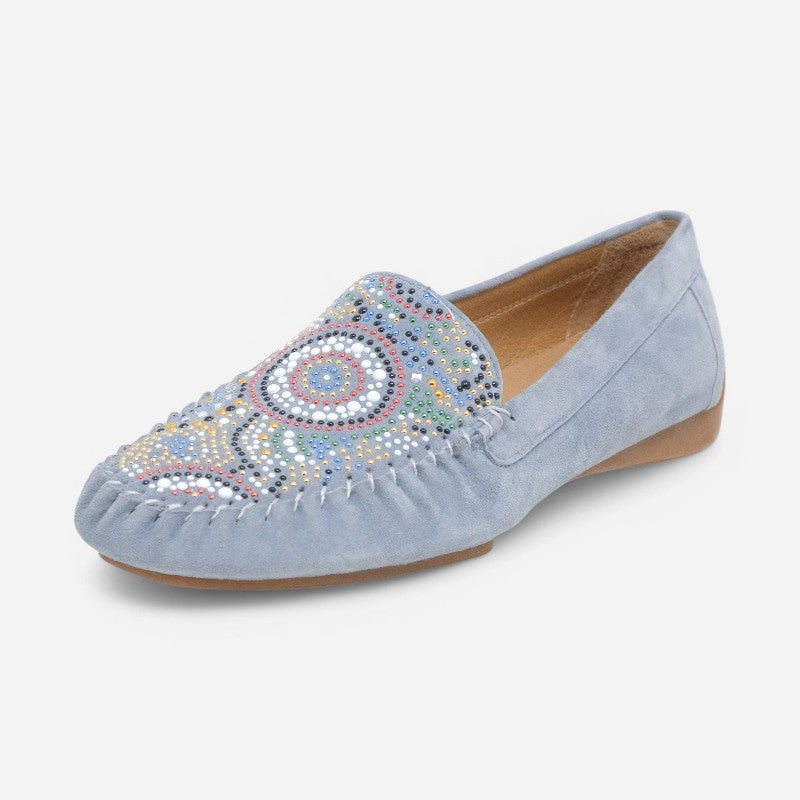 Larius Cornflower Suede