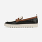 Uptown Black Tumbled leather