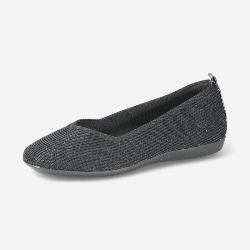 Valda Black Knit
