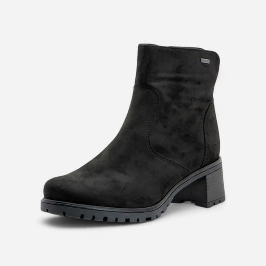 Roselle Black Hydro-Microsuede