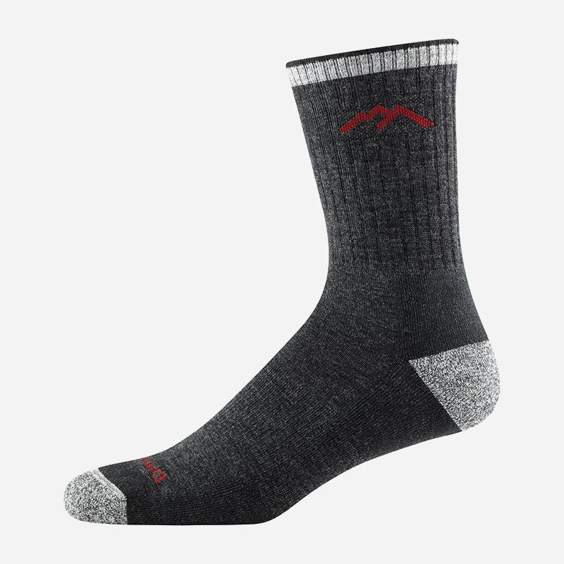 Men's Hiker Micro Crew Midweight With Cushion Black